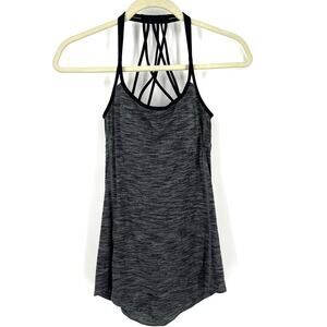 Lululemon Lighten Up Tank in Heathered Black Size 4